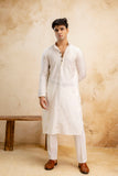 Embroidery Work Silk Kurta For Man