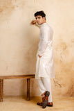 Embroidery Work Silk Kurta For Man