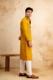 EMBROIDERED & SEQUIN KURTA WITH NEAK WORK