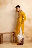 EMBROIDERED & SEQUIN KURTA WITH NEAK WORK