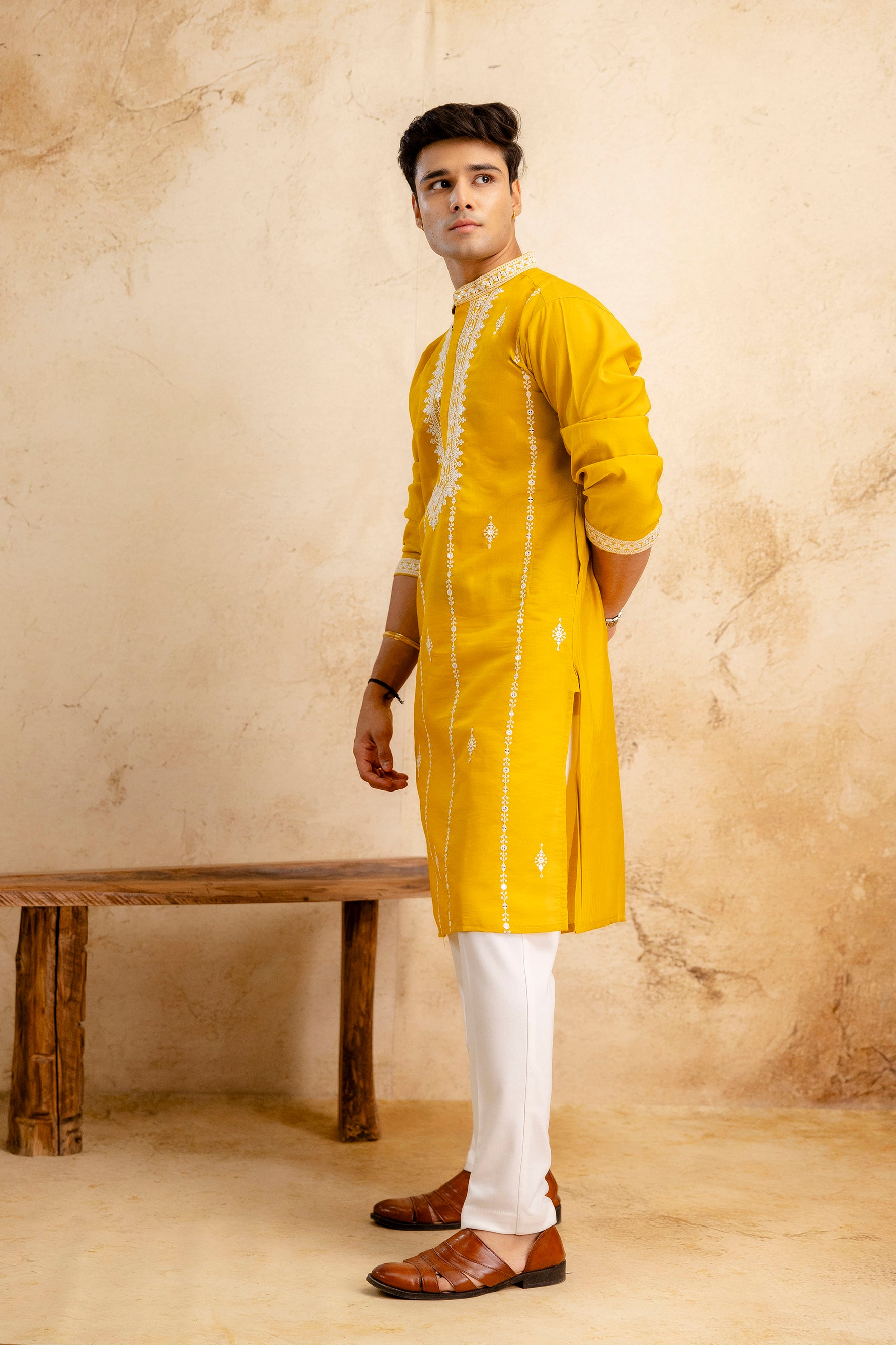 EMBROIDERED & SEQUIN KURTA