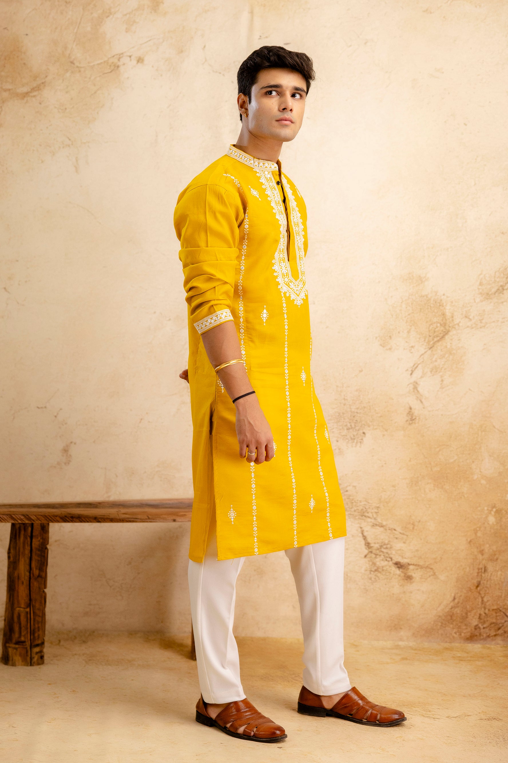 EMBROIDERED & SEQUIN KURTA