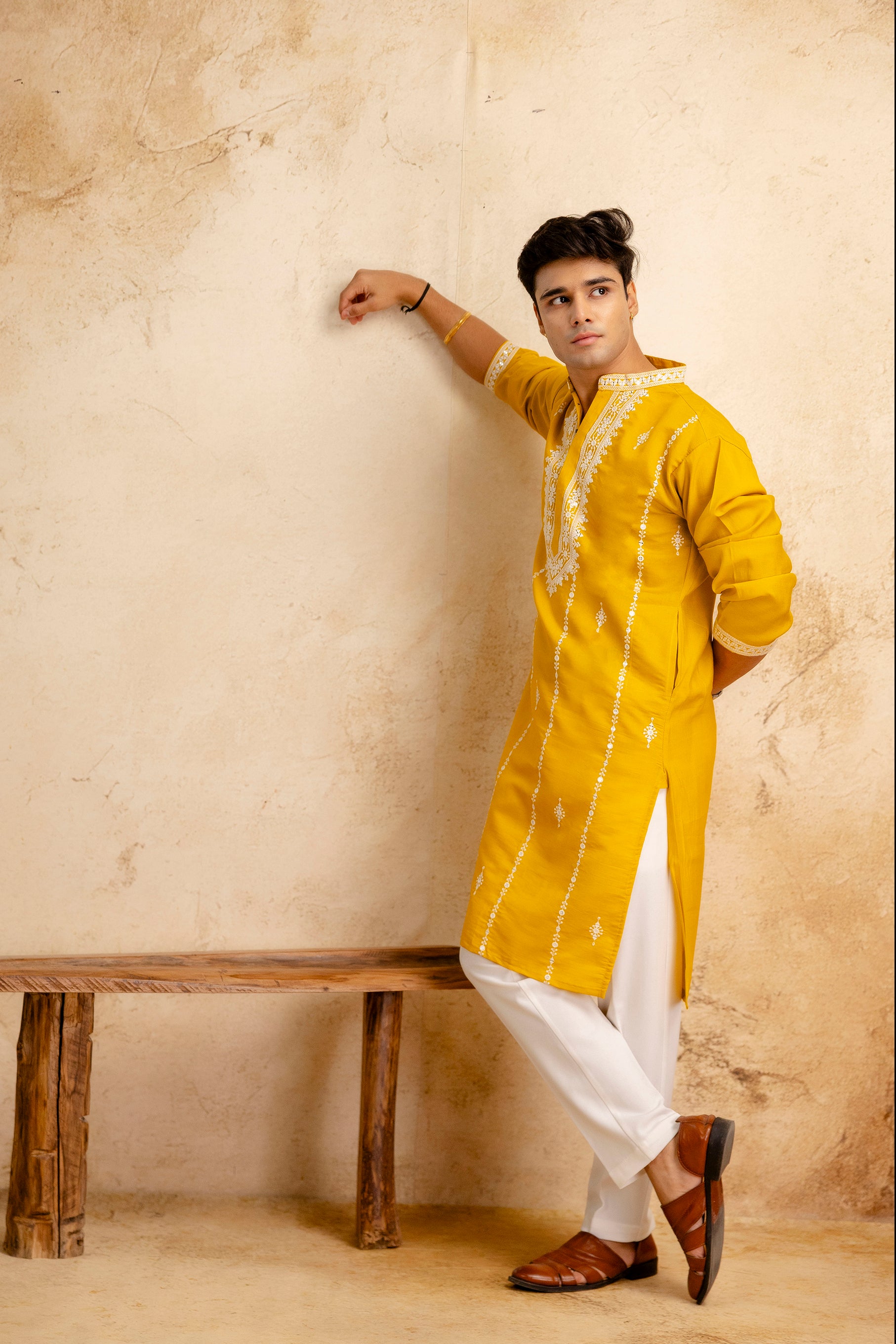 EMBROIDERED & SEQUIN KURTA