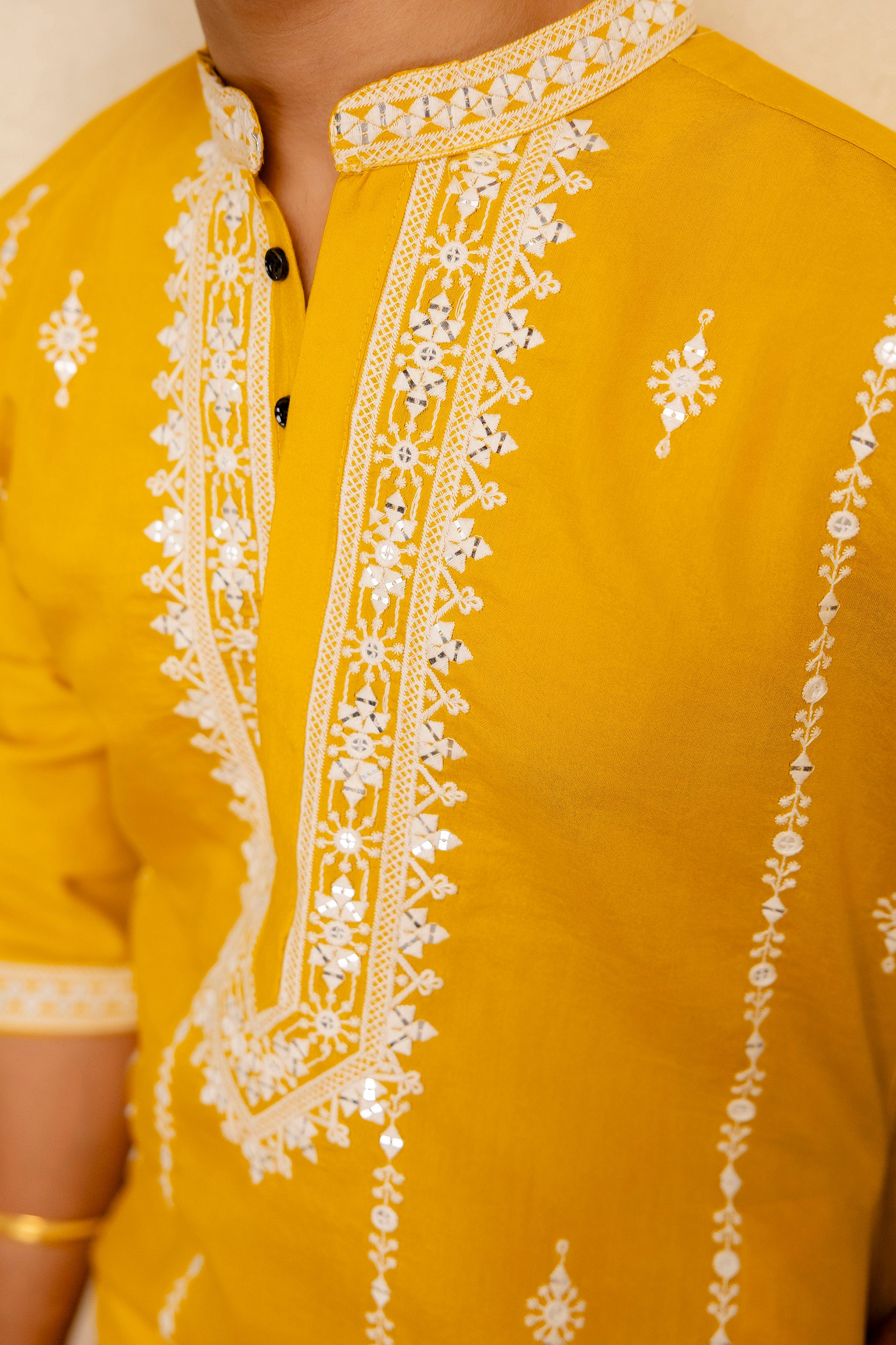 EMBROIDERED & SEQUIN KURTA