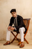 EMBROIDERED & SEQUIN KURTA WITH NECK