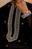 EMBROIDERED & SEQUIN KURTA WITH NECK