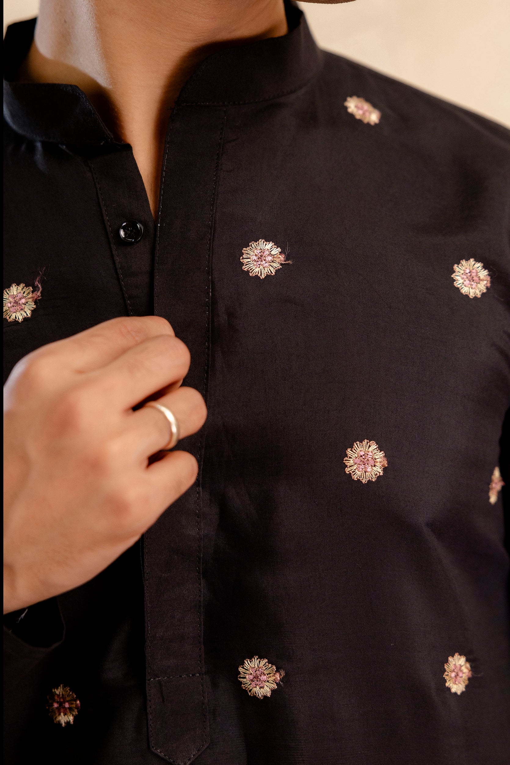 EMBROIDERED & SEQUIN KURTA