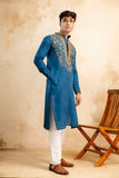 EMBROIDERED & SEQUIN KURTA WITH NEAK WORK