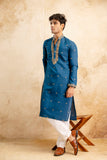 Embroidery Silk Kurta For Man
