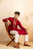 Embroidery Silk Kurta For Man