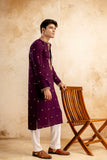 Embroidery Silk Kurta For Man