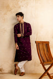 Embroidery Silk Kurta For Man