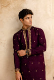 Embroidery Silk Kurta For Man