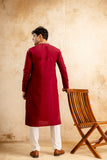 EMBROIDERED & SEQUIN KURTA  WITH NEAK WORK
