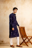Embroidery Work Silk Kurta For Man