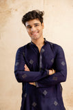 Embroidery Work Silk Kurta For Man