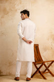 EMBROIDERED & SEQUIN KURTA WITH NECK