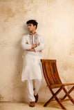 EMBROIDERED & SEQUIN KURTA WITH NECK