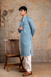 Embroidery Silk Kurta For Man
