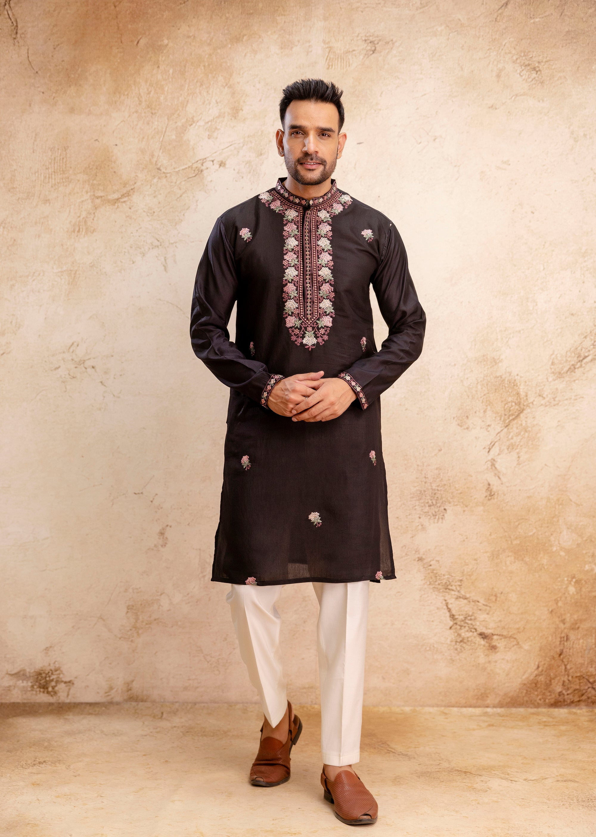 EMBROIDERED & SEQUIN KURTA
