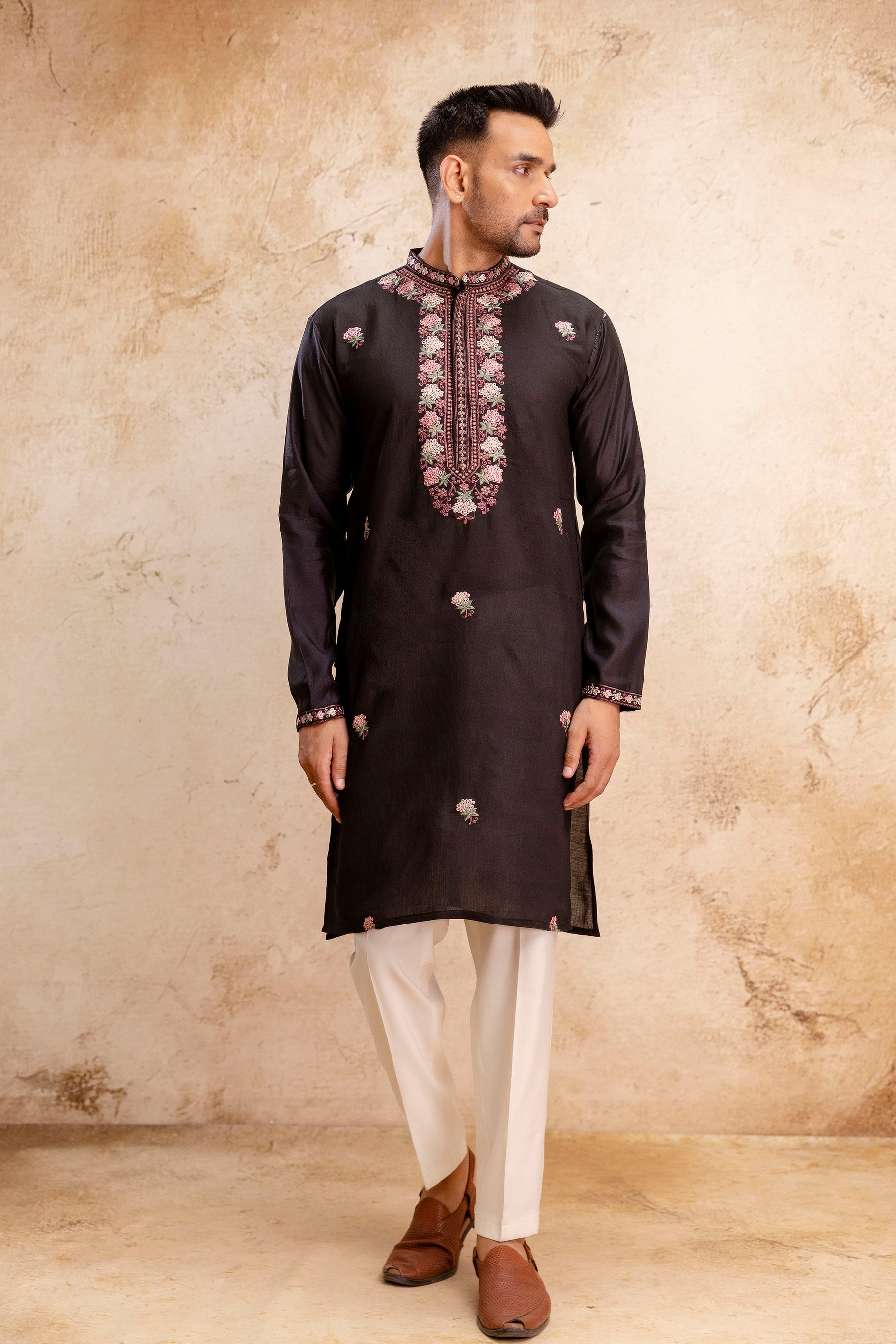 EMBROIDERED & SEQUIN KURTA