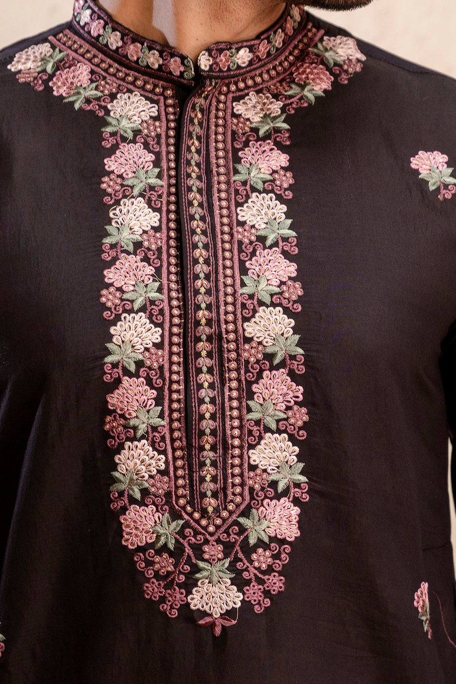EMBROIDERED & SEQUIN KURTA