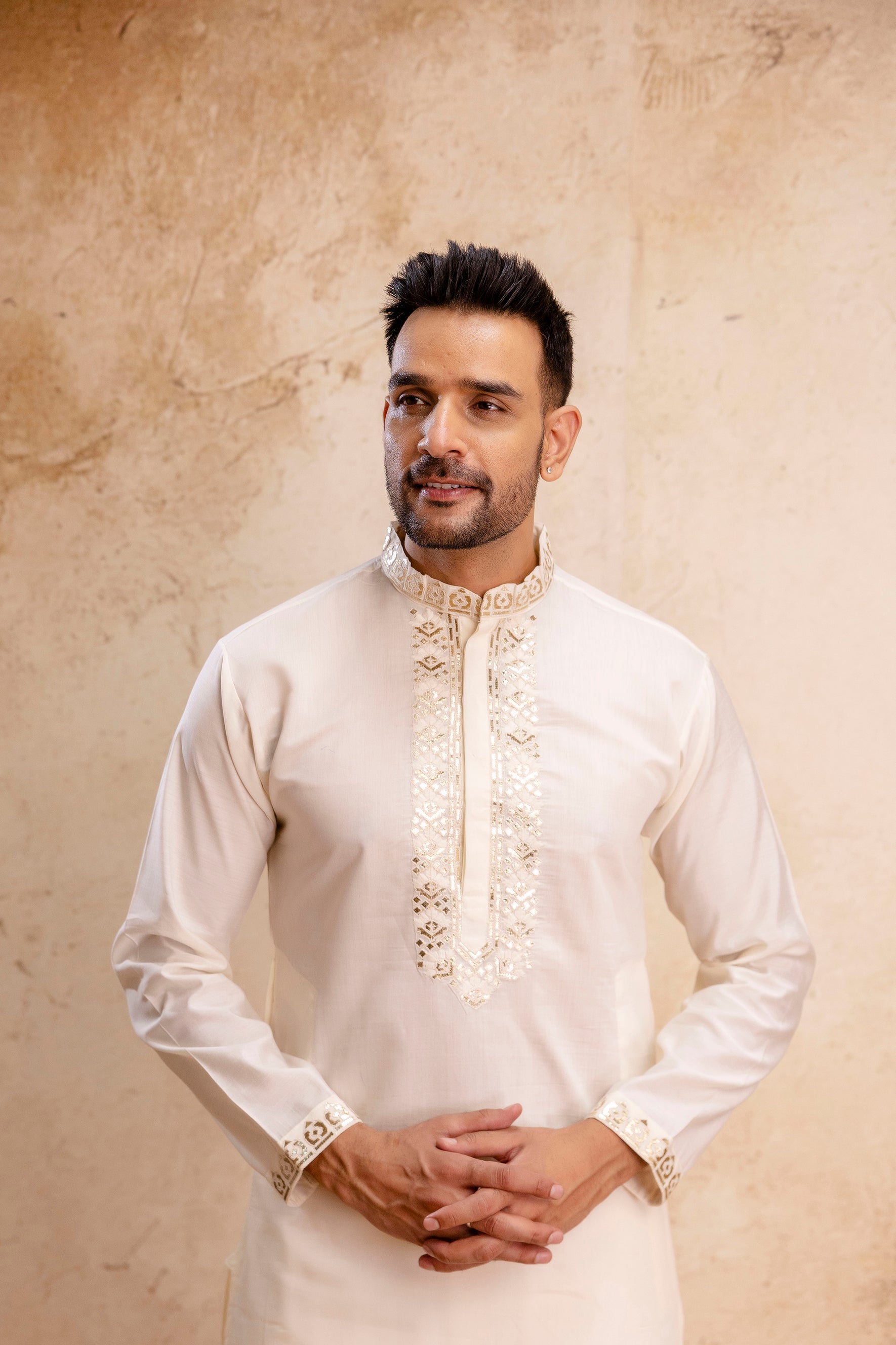 EMBROIDERED & SEQUIN KURTA