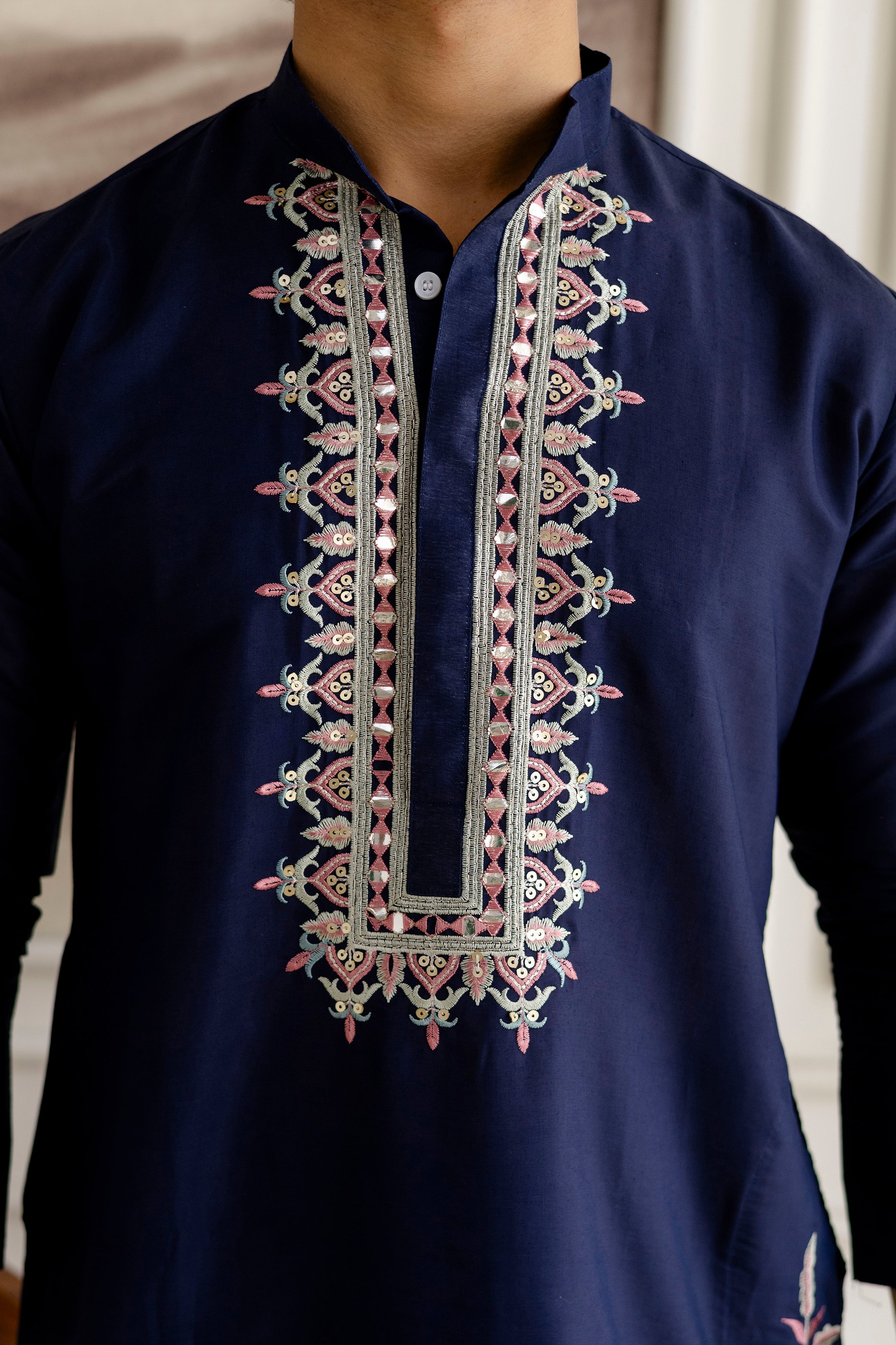 Designer Men’s Kurtas with Traditional Indian Craft