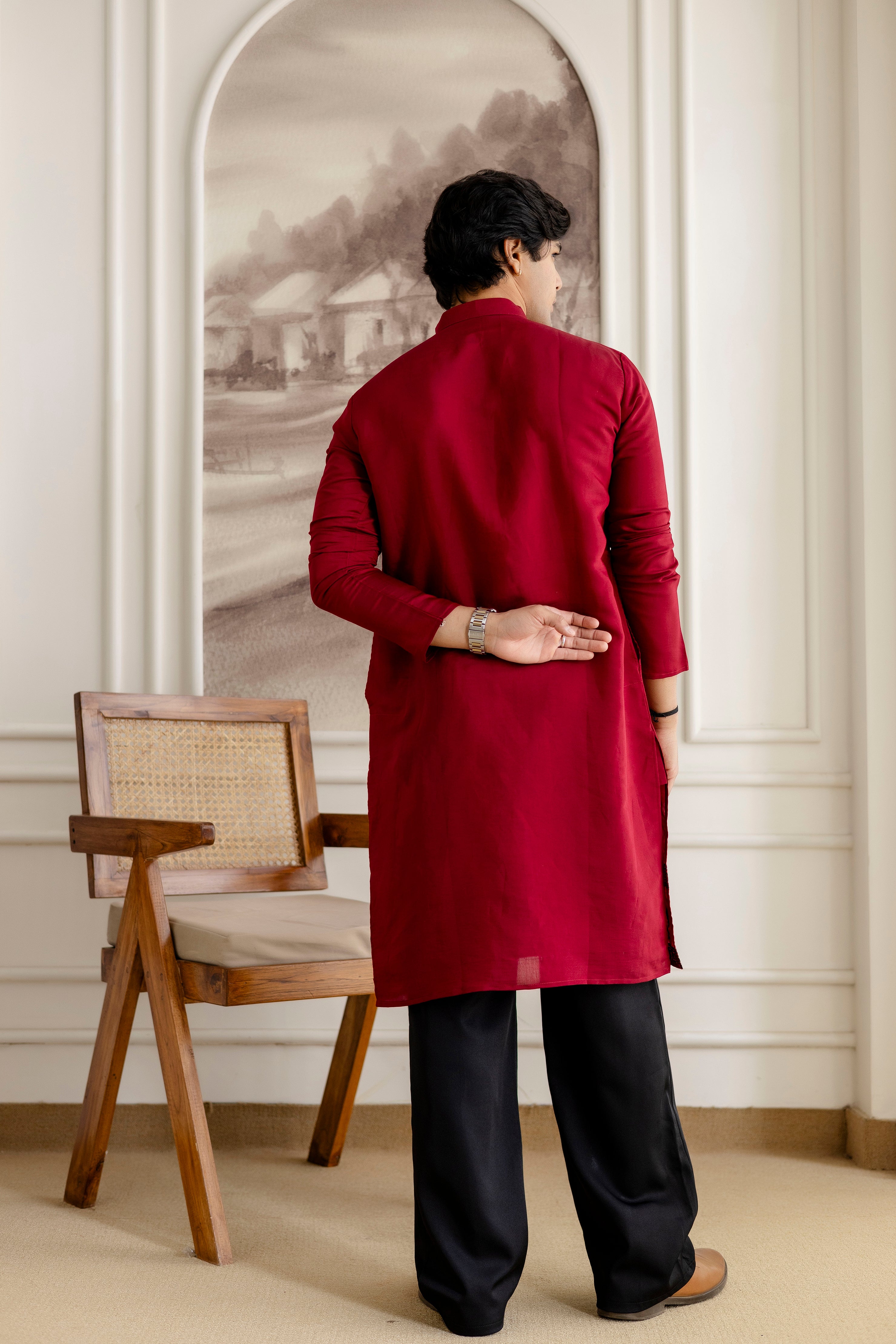 Designer Men’s Kurtas with Traditional Indian Craft