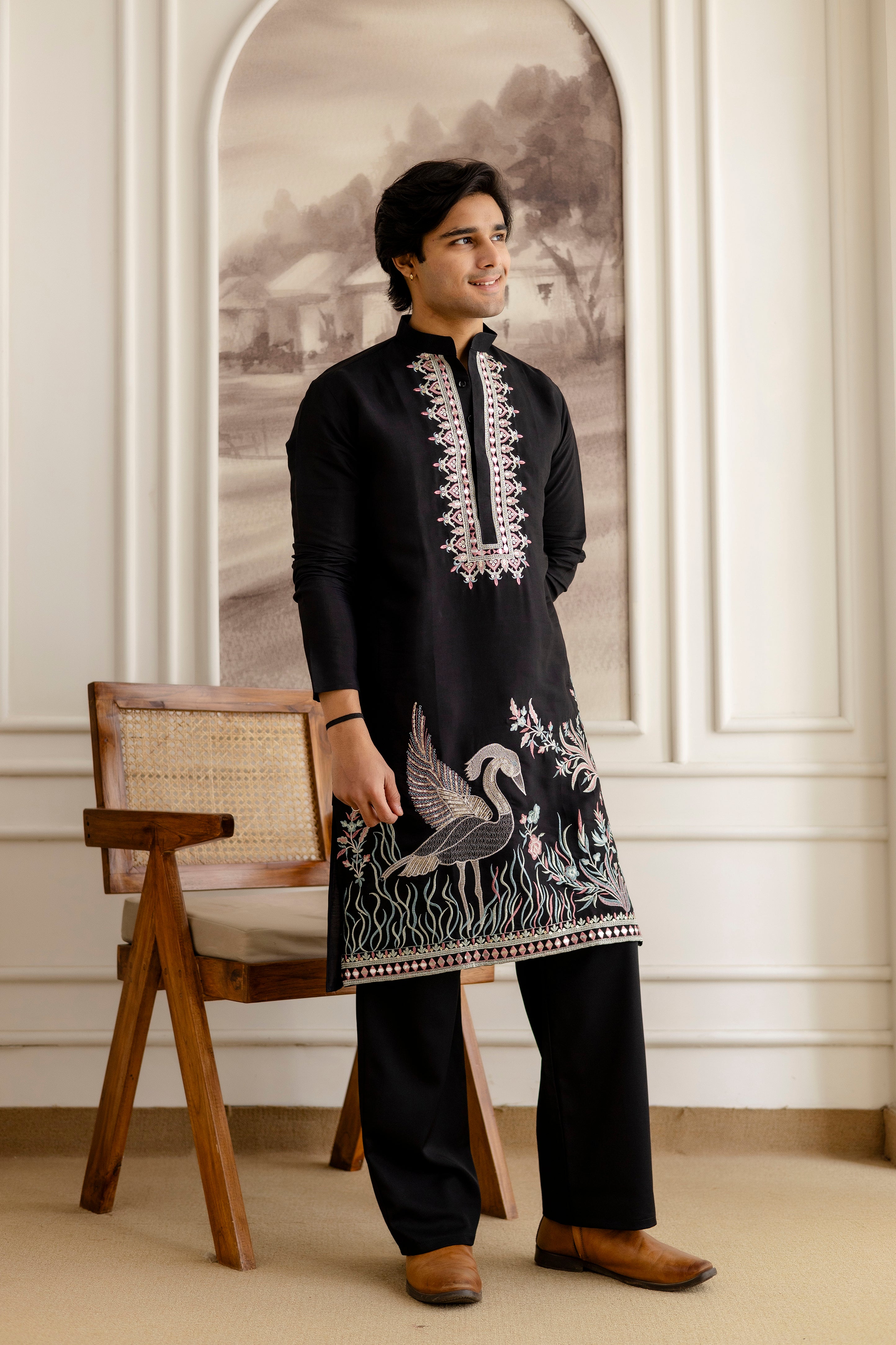 Designer Men’s Kurtas With Traditional Indian Craft