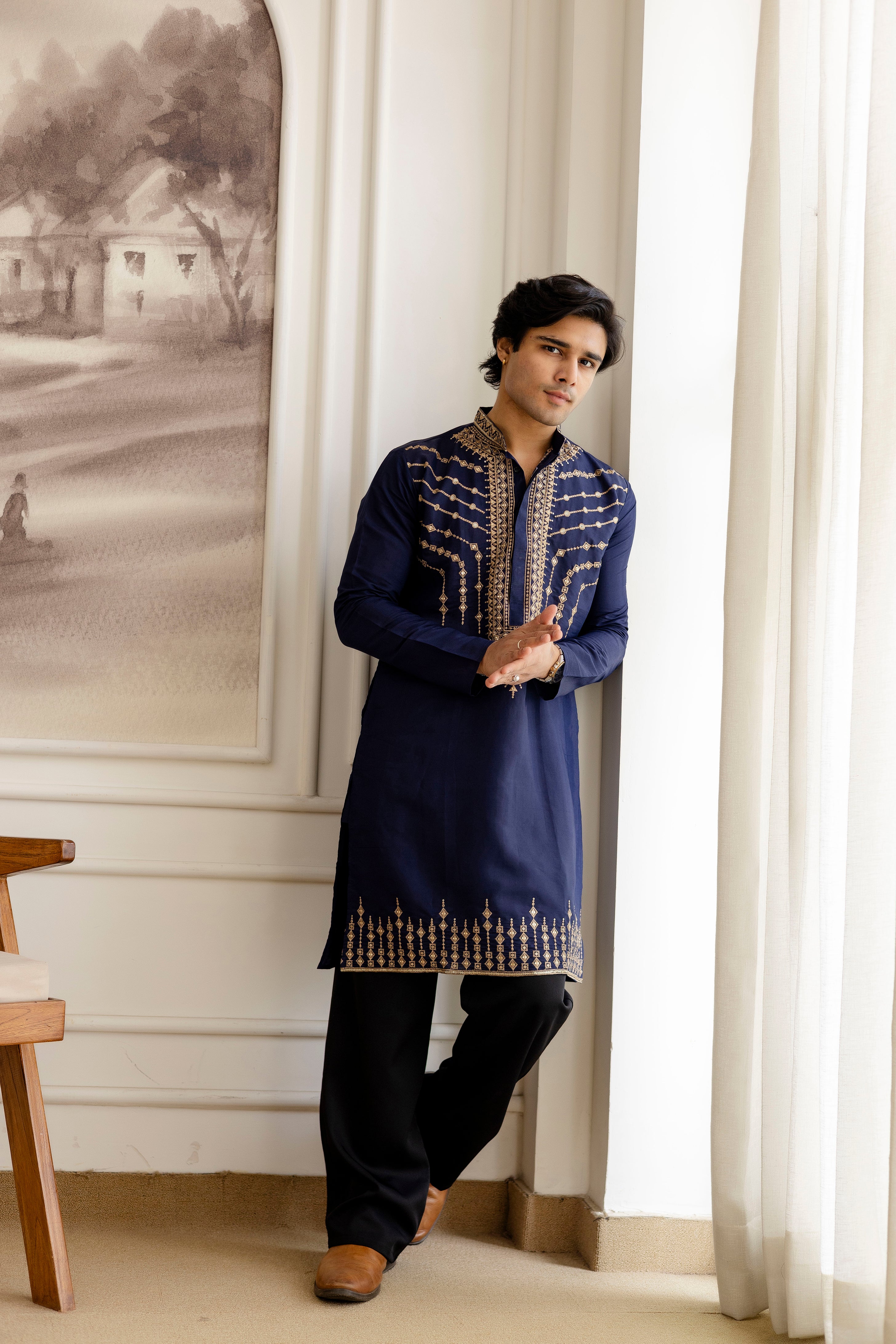 Designer Embroidery Kurta