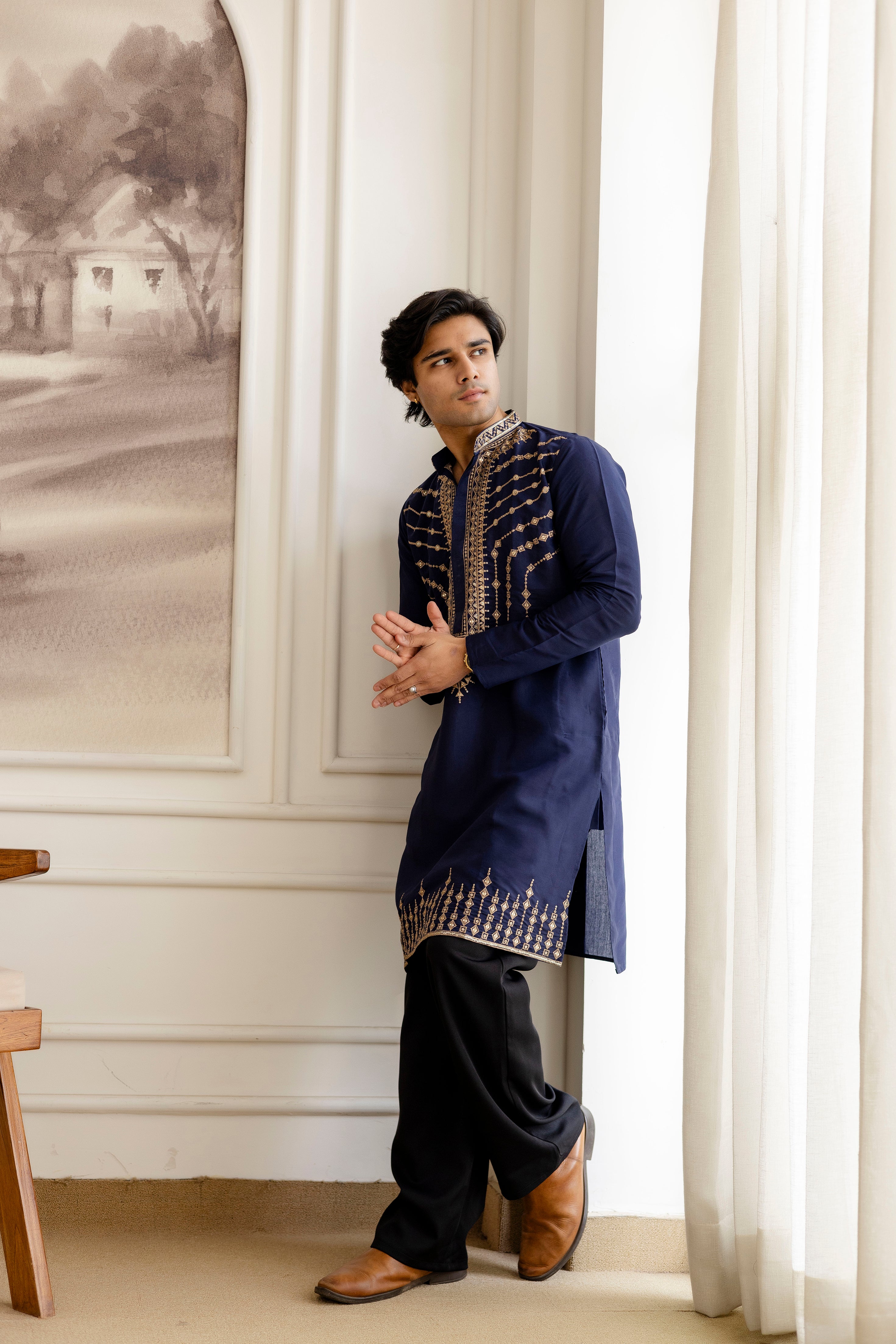 Designer Embroidery Kurta
