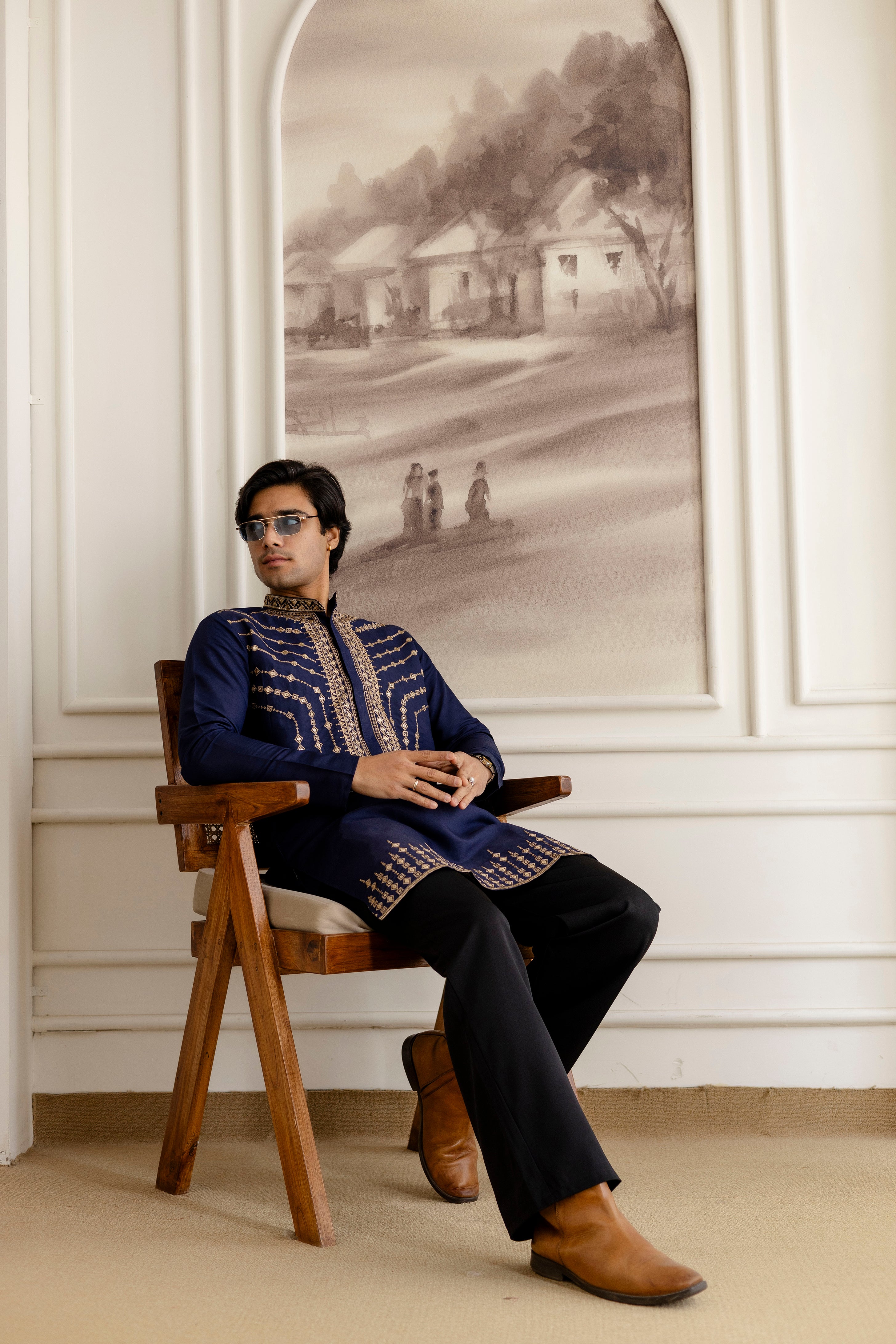 Designer Embroidery Kurta