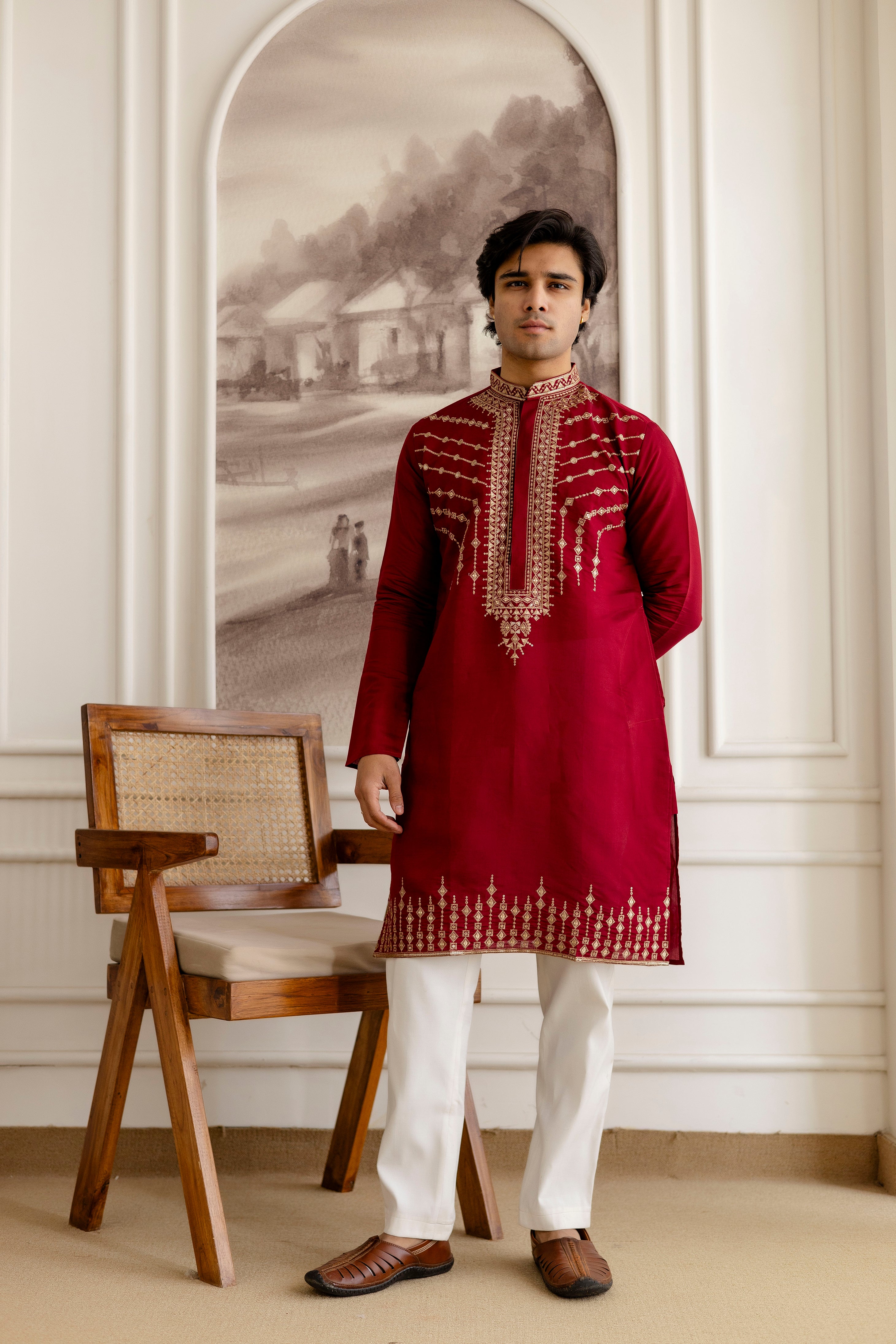 Designer Embroidery Kurta