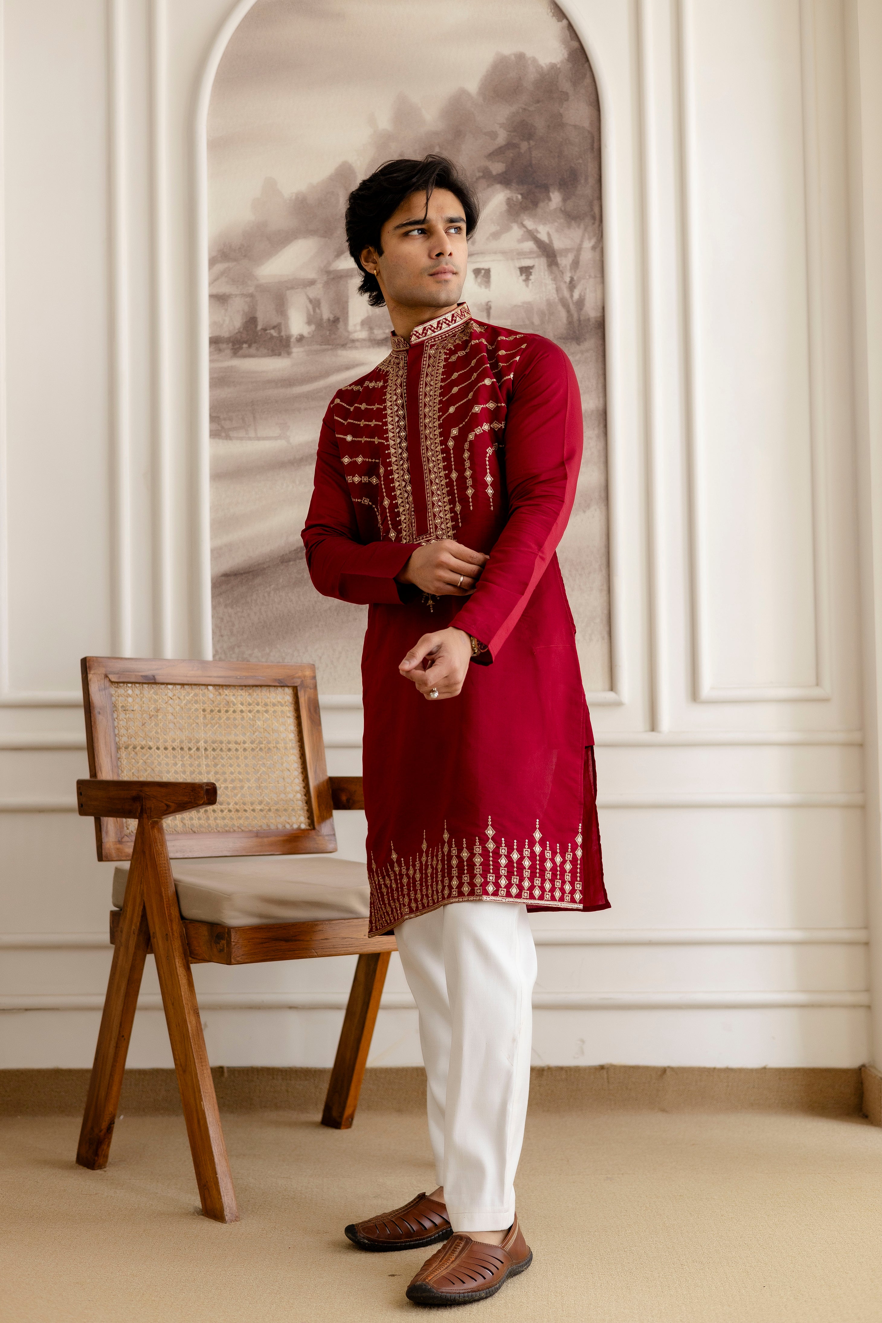 Designer Embroidery Kurta