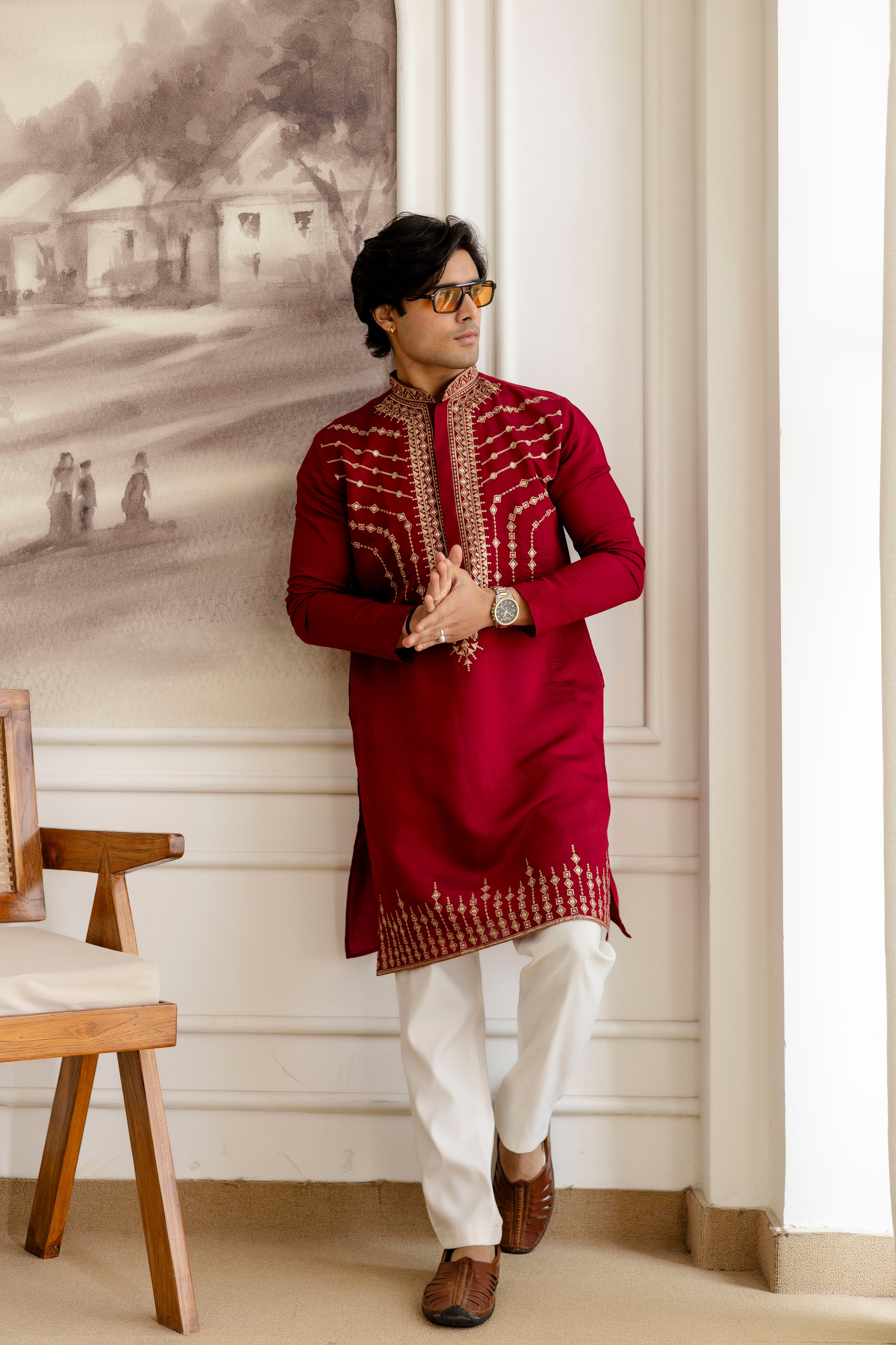 Designer Embroidery Kurta