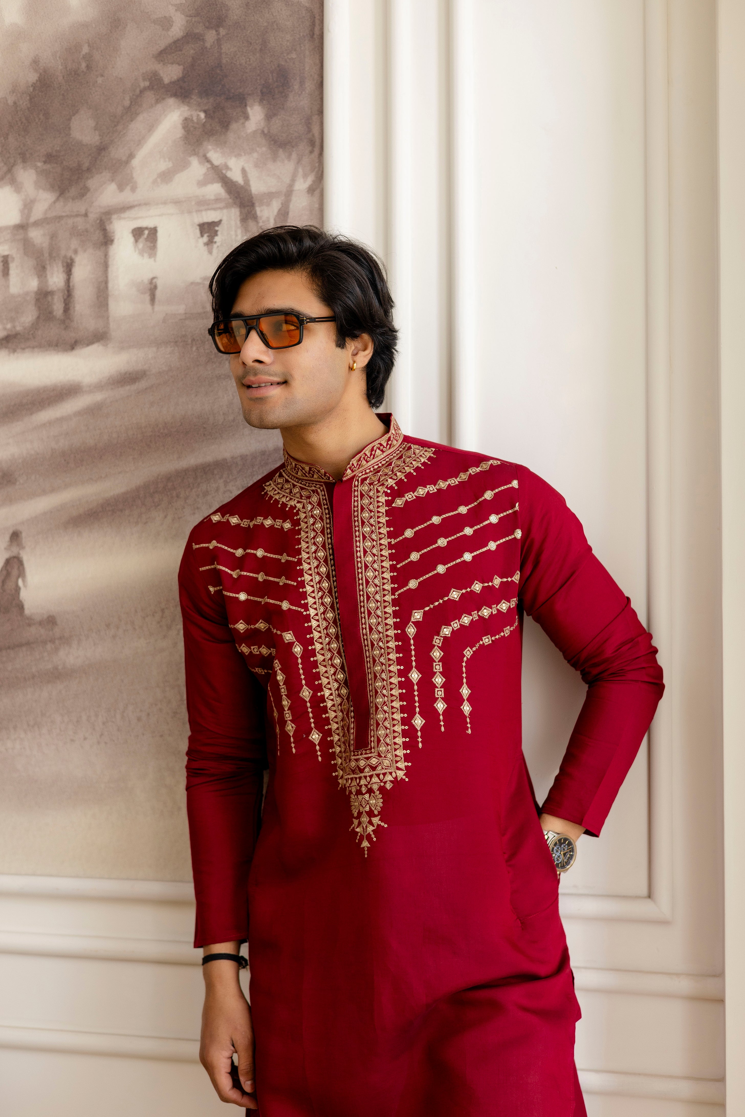 Designer Embroidery Kurta