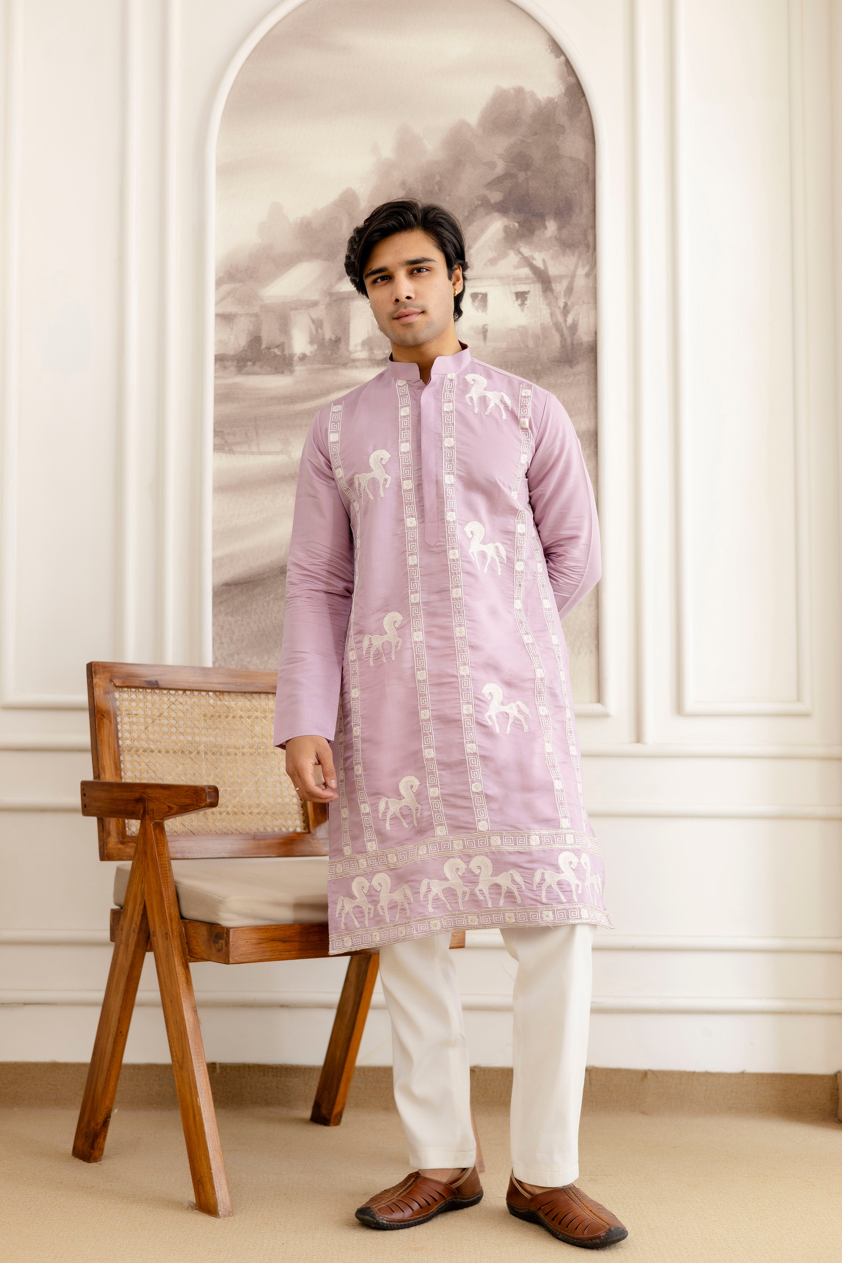 Designer Men’s Kurtas With Traditional Indian Craft