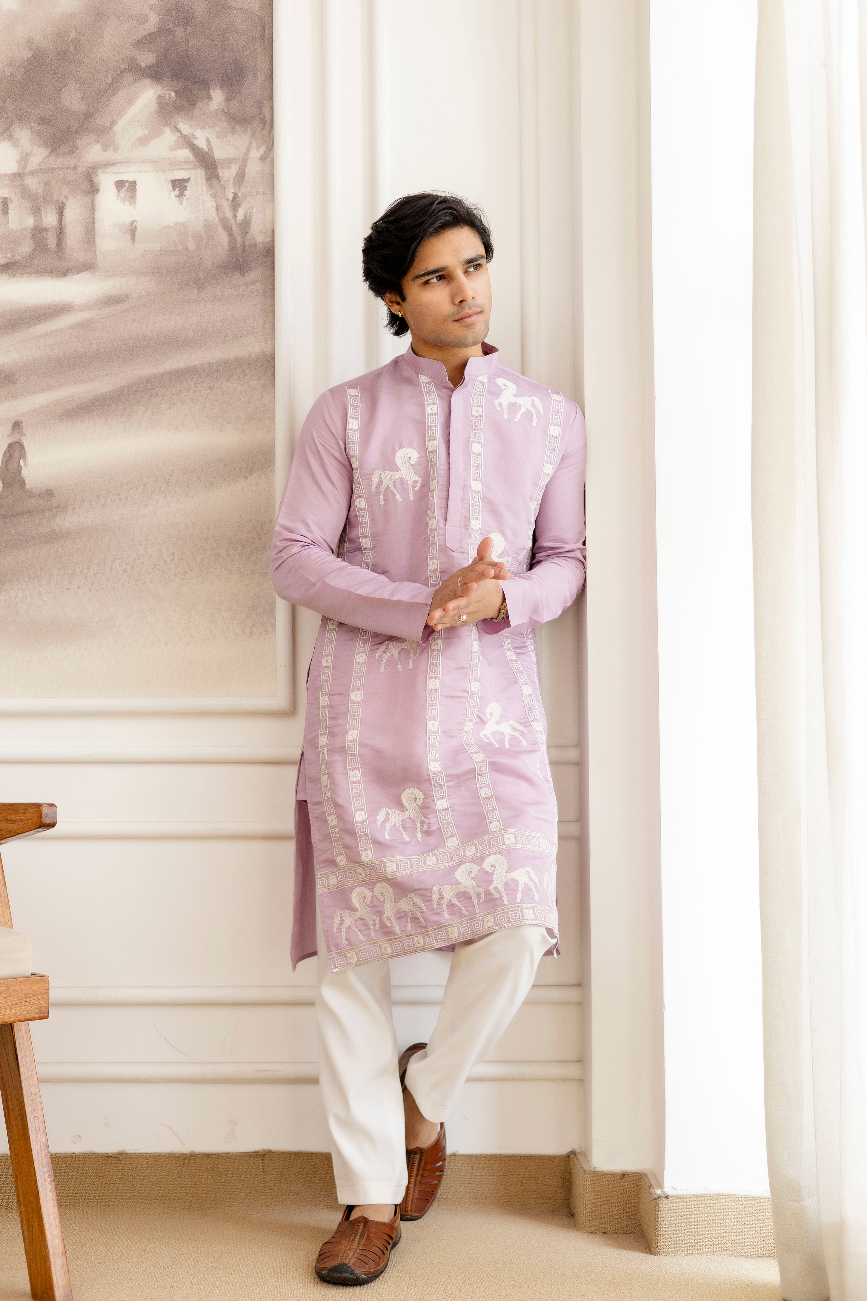 Designer Men’s Kurtas With Traditional Indian Craft