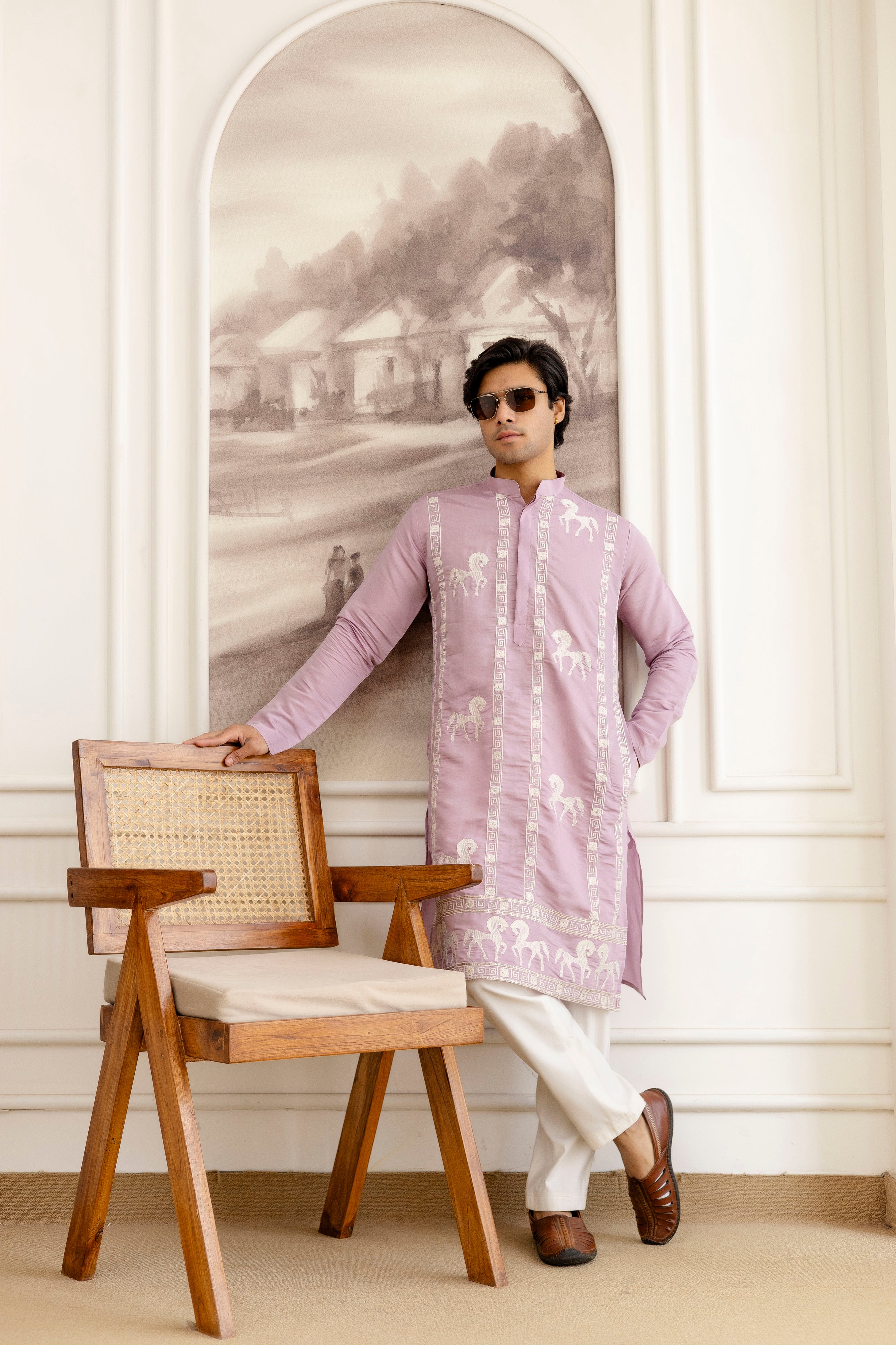 Designer Men’s Kurtas With Traditional Indian Craft