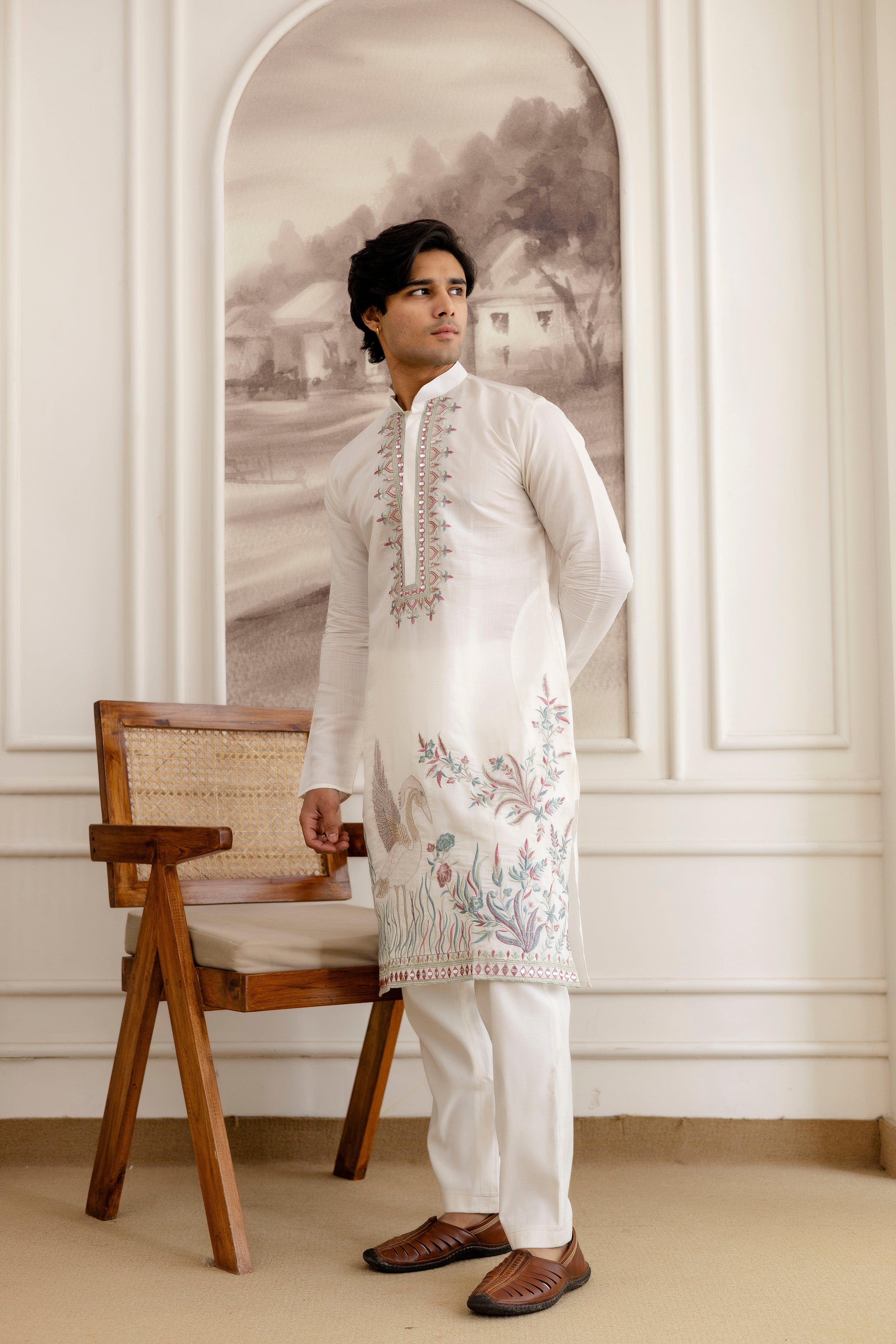 Designer Men’s Kurtas With Traditional Indian Craft