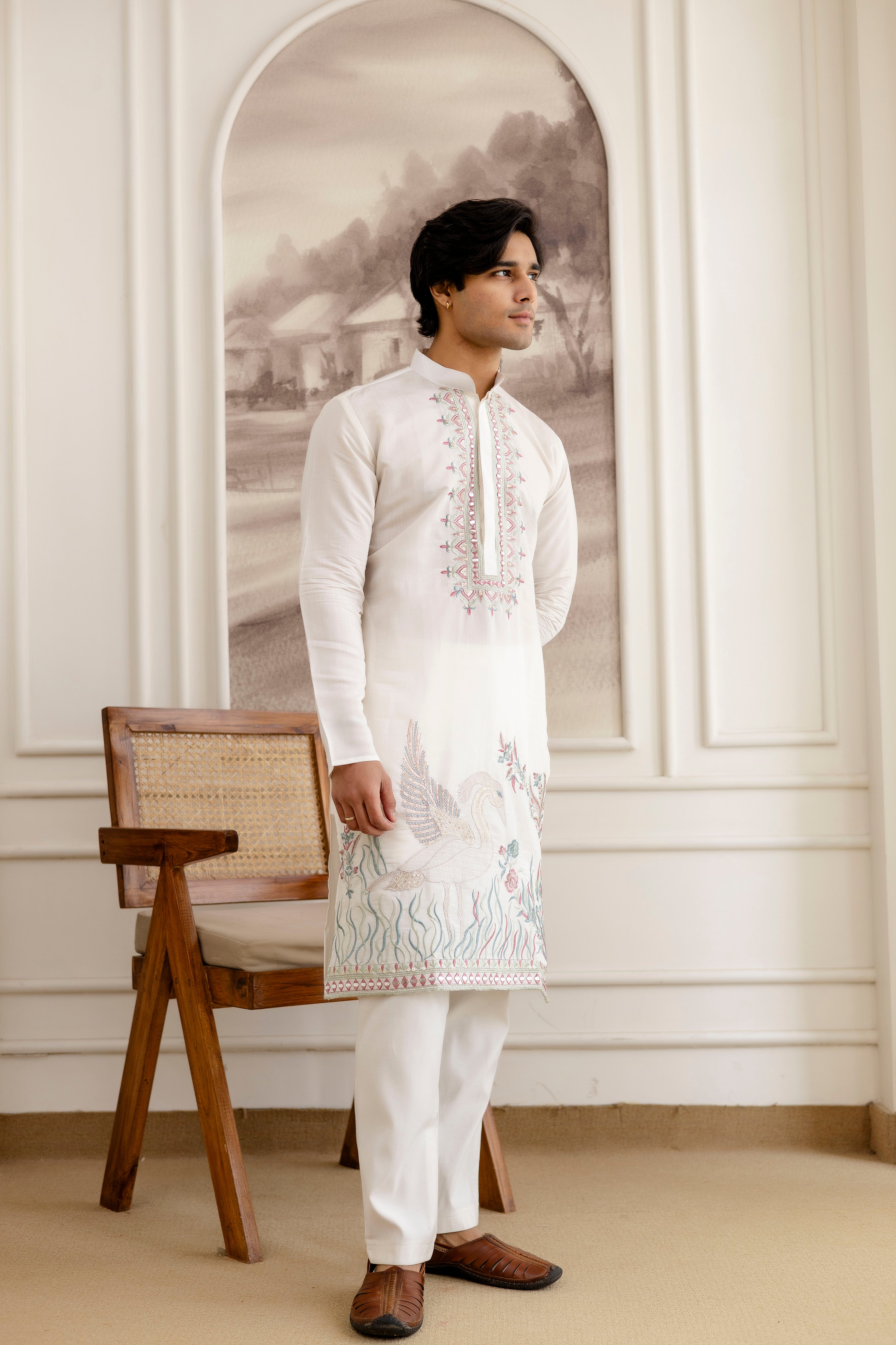 Designer Men’s Kurtas With Traditional Indian Craft