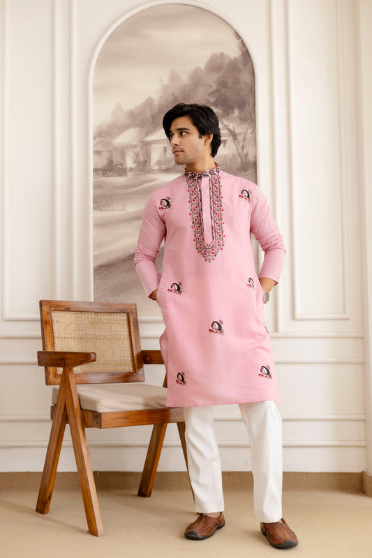 Designer Men’s Kurtas with Traditional Indian Craft
