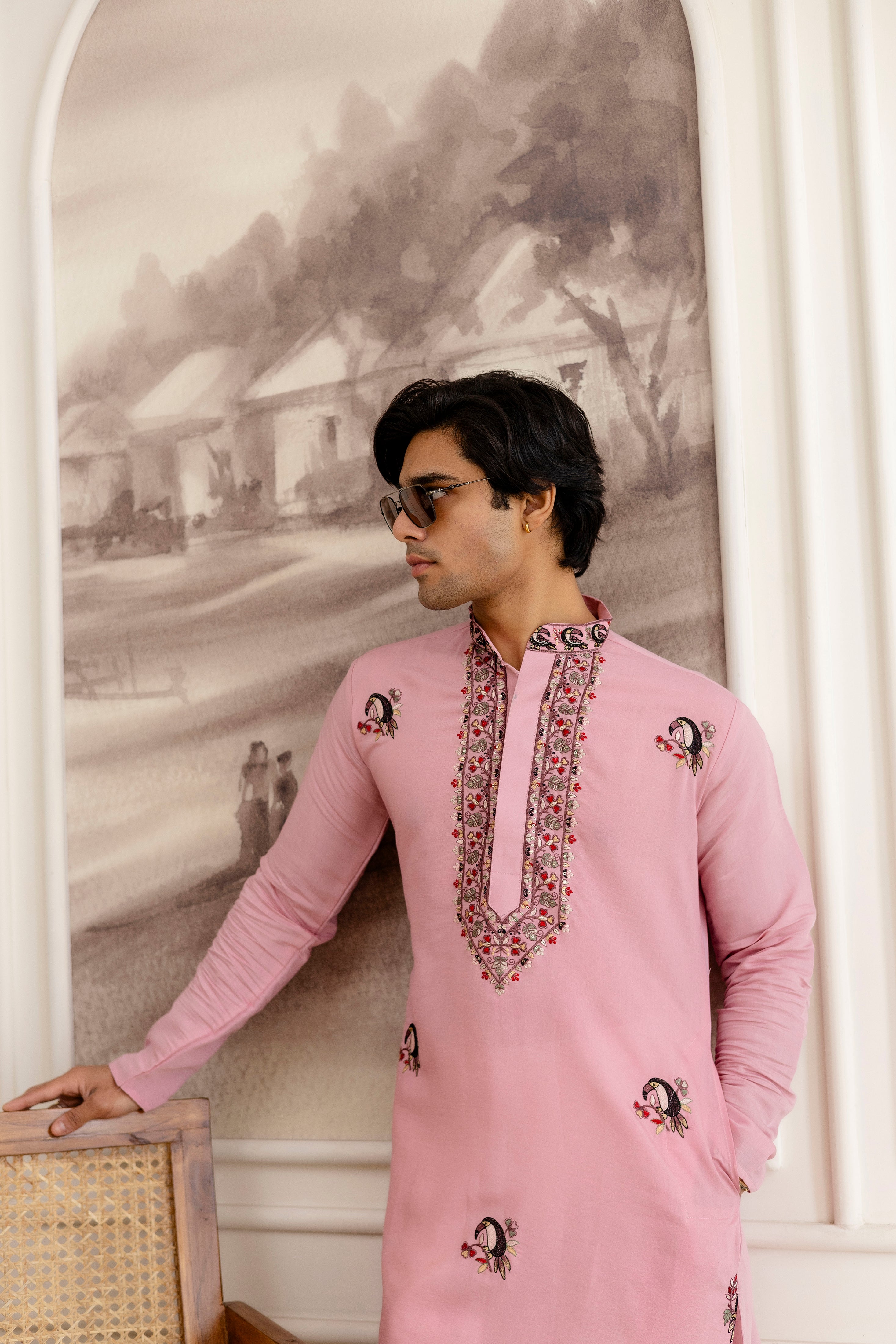 Designer Men’s Kurtas with Traditional Indian Craft